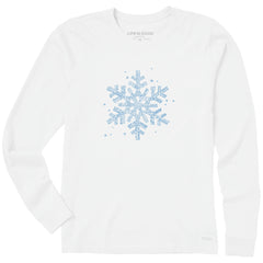 Women's Let It Snowflake Long Sleeve Crusher Tee