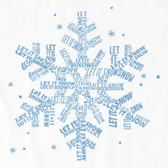 Women's Let It Snowflake Long Sleeve Crusher Tee