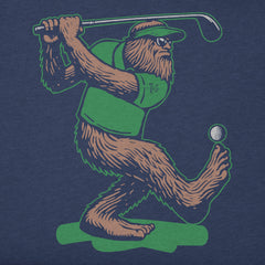 Kids Bigfoot Golfing Short Sleeve Crusher Tee