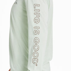 Men's Mountain Sun Scene Long Sleeve Sun Crusher Hoodie