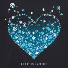 Women's Heart of Snow Long Sleeve Crusher Vee
