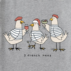 Women's 3 French Hens Short Sleeve Crusher Tee