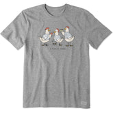 Men's 3 French Hens Short Sleeve Crusher Tee