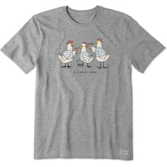 Men's 3 French Hens Short Sleeve Crusher Tee