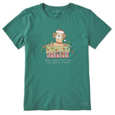 Women's Gift of a Dog Box Short Sleeve Crusher Tee