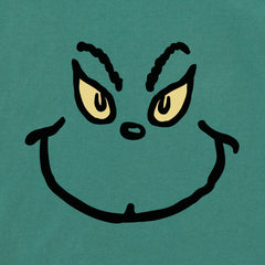Kids Grinch Grin Long Sleeve Crusher Tee