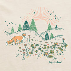 Women's Foxy Short Sleeve Crusher Tee