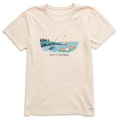 Women's Keep it Natural Vista Short Sleeve Crusher Tee