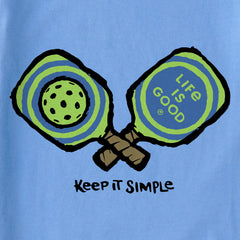 Women's Keep It Simple Pickleball Long Sleeve Crusher Vee