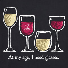 Women's I Need Wine Glasses Long Sleeve Crusher Vee