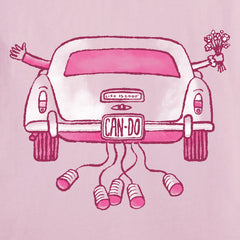 Women's Can Do Wedding Car Short Sleeve Tee