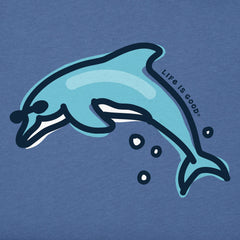 Women's Jumping Dolphin Short Sleeve Crusher Tee