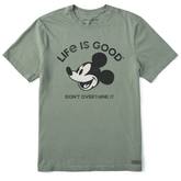 Men's Steamboat Willie Don't Overthink Short Sleeve Tee