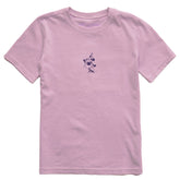 Kids Steamboat Willie Little Miss Mouse Short Sleeve Crusher Tee