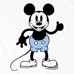 Kids Steamboat Willie Thumbs Up Short Sleeve Crusher Tee