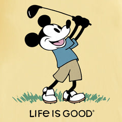 Kids Steamboat Willie Golf Short Sleeve Crusher Tee