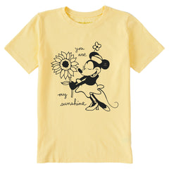 Kids Miss Steamboat Willie My Sunshine Short Sleeve Crusher Tee