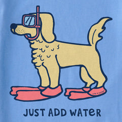 Kids Just Add Water Snorkle Dog Short Sleeve Crusher Tee
