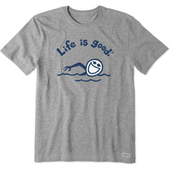 Men's Jake Swim Short Sleeve Crusher Tee