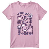 Women's Al Daisy Short Sleeve Crusher Tee