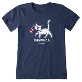 Women's Al Meowica Short Sleeve Crusher Tee