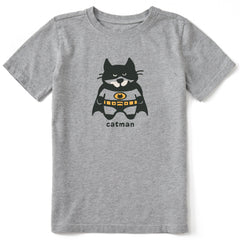 Kids Catman Al Short Sleeve Crusher Tee