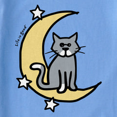 Kids Al Moon & Stars Short Sleeve Crusher Tee