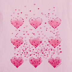 Women's Heart of Hearts Grid Short Sleeve Tee
