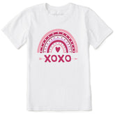 Kids XOXO Rainbow Short Sleeve Crusher Tee