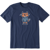 Men's Hoodie Al Short Sleeve Crusher Tee