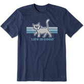 Men's Stripe Al Short Sleeve Crusher Tee