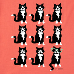 Kids Tuxedo Al Grid Short Sleeve Crusher Tee