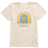 Women's Journey is the Destination Short Sleeve Crusher Tee