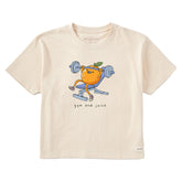 Women's Gym & Juice Short Sleeve Crusher Boxy Tee