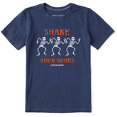 Kids Shake your Bones Skeletons Short Sleeve Crusher Tee