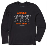 Men's Shake your Bones Skeletons Long Sleeve Crusher Tee