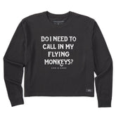 Women's FLYING MONKEY Long Sleeve Crusher Boxy Tee