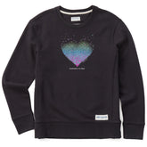 Women's Kindness is Free Evaporating Heart Simply True Fleece Crew