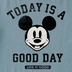 Men's Steamboat Willie Good Day Simply True Fleece Hoodie