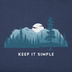 Men's Keep it Simple Evergreen Silo Simply True Fleece Hoodie