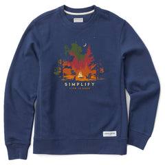 Men's Simplify Campfire Simply True Fleece Crew