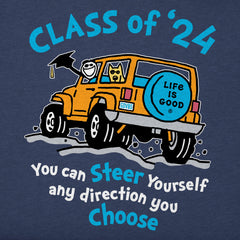 Kids Steer Yourself ATV Class of 2024 Short Sleeve Crusher Tee