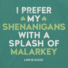Men's Shenanigans with Malarkey Short Sleeve Crusher Tee