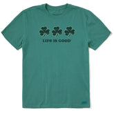 Men's 3 Clovers Stripe Short Sleeve Crusher Tee
