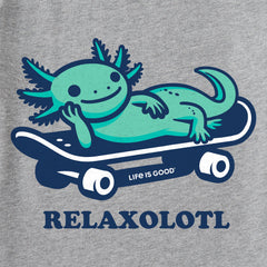 Kids Relaxolotl Skateboard Short Sleeve Crusher Tee