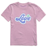 Kids Love Flower Short Sleeve Crusher Tee