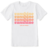 Kids Clean Sunshine Short Sleeve Crusher Tee
