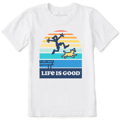 Kids Stripey Dock Jump Short Sleeve Crusher Tee