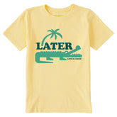Kids Later Alligator Short Sleeve Crusher Tee