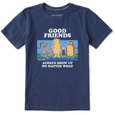 Kids Good Friends Winnie Short Sleeve Crusher Tee